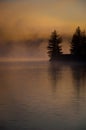 Twilight on the lake Royalty Free Stock Photo