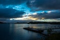 Twilight at Lough Leane in Ireland Royalty Free Stock Photo