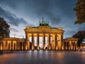 Twilight Majesty at Berlin\'s Brandenburg Gate