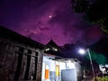 Twilight Majesty: Mosque Beneath a Purple Veil