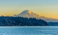 Twilight Mount Rainier 5 Royalty Free Stock Photo