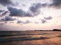Twilight at Nang Ram Beach - Royalty Free Stock Photo