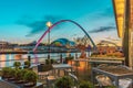 The Quayside in Newcastle upon Tyne, England