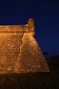 Twilight Night Sky over Castillo de San Marco Tower Oldest Fort Royalty Free Stock Photo