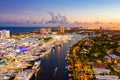 Twilight photo Fort Lauderdale boat show 2019