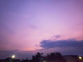 The Twilight in purple dreams Royalty Free Stock Photo
