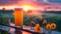 Twilight Quencher A Toast to the Dusk\'s Radiant Glow