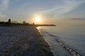 Twilight on a Remote Beach