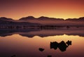 Twilight scenic at Mono Lake, California, USA