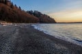 Twilight At Seahurst Park, Washington Royalty Free Stock Photo