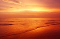 Twilight seascape at karon beach thailand Royalty Free Stock Photo