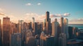 Twilight serenity: chicago skyline