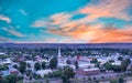 Twilight shot of Beaufort West town in the Great Karoo