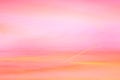Twilight sky with effect of light pastel tone. Colorful sunset with soft clouds Royalty Free Stock Photo