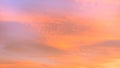 Twilight sky with effect of light pastel tone. Colorful sunset with soft clouds Royalty Free Stock Photo