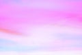 Twilight sky with effect of light pastel tone. Colorful sunset with soft clouds Royalty Free Stock Photo