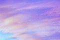 Twilight sky with effect of light pastel tone. Colorful sunset with soft clouds Royalty Free Stock Photo