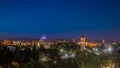 Twilight in Spokane Washington Royalty Free Stock Photo