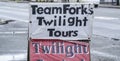 Twilight tours in the City of Forks - known from the Twilight Series - FORKS - WASHINGTON