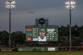 Twilight View of Jacksonville Jumbo Shrimp Baseball Scoreboard