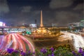 Twilight view at Victory Monument Royalty Free Stock Photo