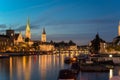 Twilight view of Zurich