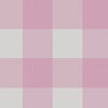 Twill pink and cream buffalo plaid background Royalty Free Stock Photo