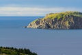 Twillingate cliffs, seascape and landscape in Newfoundland, Atlantic Canada. Royalty Free Stock Photo