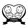 Twin children