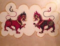 Twin Dragons, Twin Lions, Chimera Monster ,Mythology