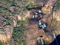 Twin falls, Kakadu N/P, Australia Royalty Free Stock Photo