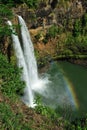 Twin Falls- Kauai, Hawaii, USA Royalty Free Stock Photo