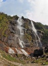 Twin Falls in the northern Italy Royalty Free Stock Photo