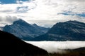 Twin Glaciers at Glacier National Park Royalty Free Stock Photo