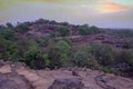 The twin Kandagiri and Udaygiri caves located near the city of Bhubaneswar in Odisha, India.