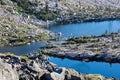 Twin Lakes in Desolation Wilderness, Northern California Royalty Free Stock Photo