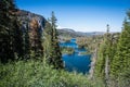 Twin Lakes overlook in Mammoth Lakes, California Royalty Free Stock Photo