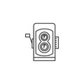 Outline icon - TLR camera