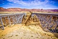 The Twin Navajo Bridges Crossing the Colorado River Royalty Free Stock Photo