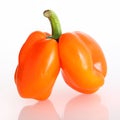 Twin orange pepper