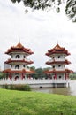 Twin pagoda