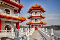 Twin Pagodas, Chinese Garden, Singapore Royalty Free Stock Photo