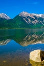 Twin Peaks and Twin Lakes Colorado with Relfections Royalty Free Stock Photo