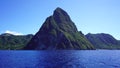 The pitons of saint lucia