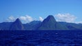 The pitons of saint lucia