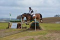 Twin Rivers Ranch Cross Country Eventing Jumping Horse Royalty Free Stock Photo