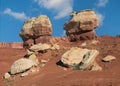 Twin Rocks of Capitol Reef National Park