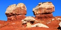 Twin Rocks of Capitol Reef Utah