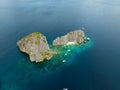 Twin Rocks in El Nido, Philippines. Royalty Free Stock Photo