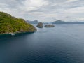 Twin Rocks. Miniloc, El Nido, Philippines. Royalty Free Stock Photo